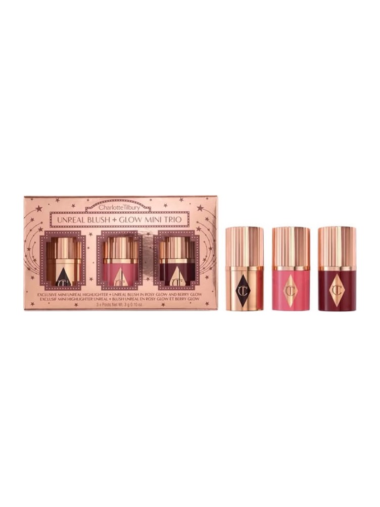 Charlotte Tilbury Unreal Blush + Glow Mini Trio