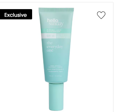 Hello Sunday The Everyday One - Non-Comedogenic Mineral Face Moisturizer