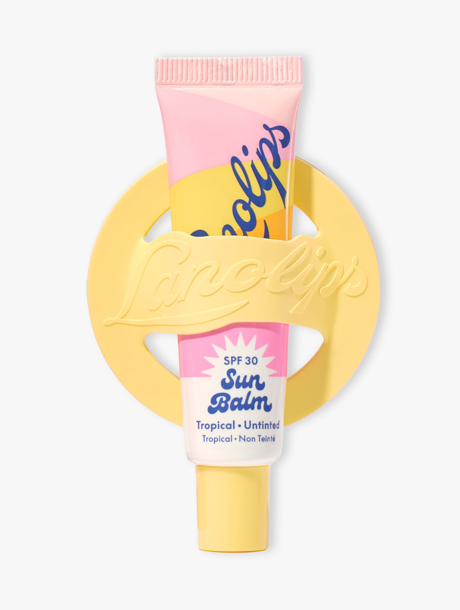 Lanolips Sun Balm SPF 30 Tropical & Phone Lip Balm Holder