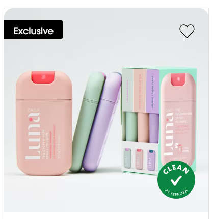 Luna Daily The Everywhere Spray to Wipe Cleansing Body Spray Duo