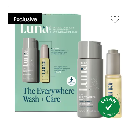 Luna Daily The Everywhere Wash + Care Kit - with Prebiotics