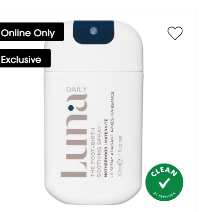 Luna Daily The Post Birth Soothing Spray With Aloe Mini