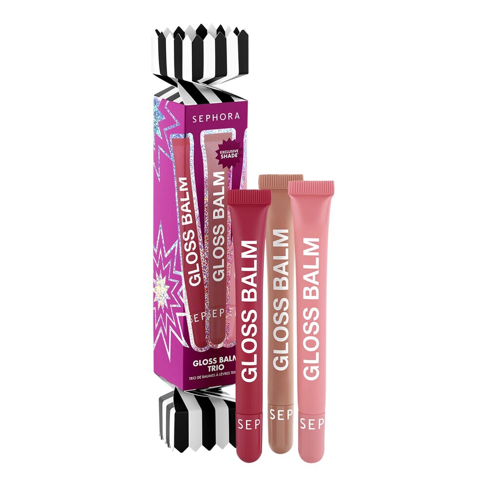 Sephora Collection Gloss Balm Trio 3 Tinted Lip Balms, Including 1 Exclusive Shade