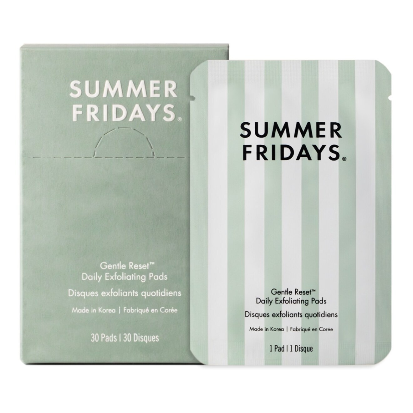 Summer Fridays Gentle Reset Daily Exfoliating Pads